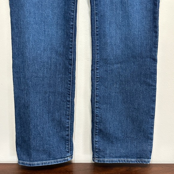 NYDJ Marilyn Straight Leg Lift Tuck Jeans Womens 14 (34x31) Medium Wash‎ Denim - Picture 3 of 13